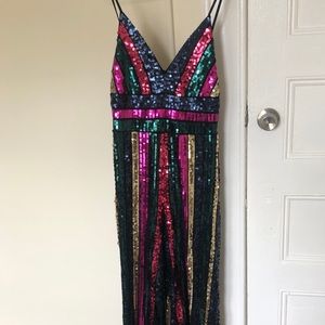 Express Sequin Jumpsuit